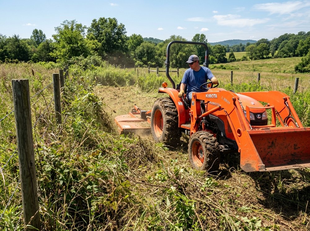 Tractor Bush Hogging Services in Farmville VA